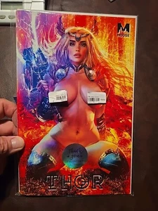 M House Melindas Comics Lady Thor Risque Full/N Trade RARE LTD Cover Comic - Picture 1 of 6