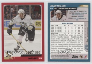2003-04 Topps Traded Red /100 Ryan Malone #TT136 Rookie RC