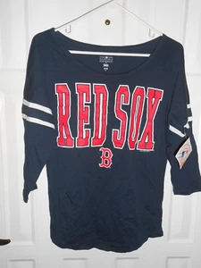Genuine Merchandise Boston Red Sox Womens Baseball Type T-Shirt Medium NWT - Picture 1 of 2