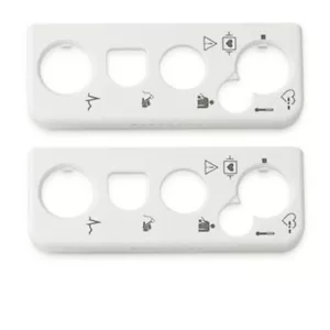 2 Stück Frontstecker Blende/Symbol für Philips M3001A mit EKG SpO2 NIBP IBP Temp - Bild 1 von 1