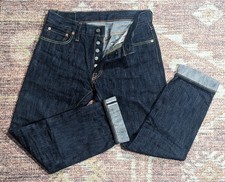 Pure Blue Japan selvedge denim jeans AI-013 slim tapered size 33