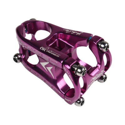 KRSEC Aluminum Alloy Bicycle Stems 50mm 0° Mountain Bike Short Stem 28.6*31.8mm - Image 1 of 4