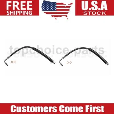 2x Línea de freno de manguera de freno delantera izquierda y derecha para Cadillac SRX 2010-2016 Foto 1 de 4