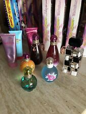 Britney Spears Perfume And Body Lotion 9 Piece Lot New Maui Fantasy Radiance
