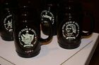 LOT OF 4 United States of America / Bicentenial / Glass Beer Mug AMBER COLOR