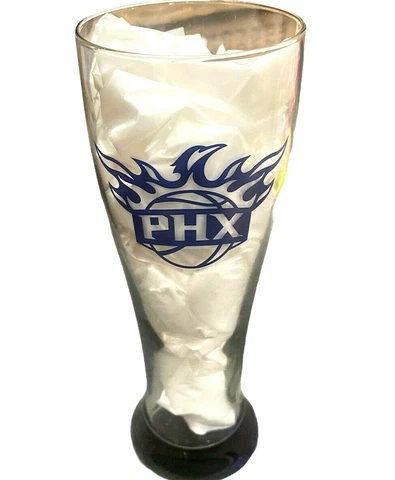 Phoenix Suns Pilsner glass 16 ounces Brand New NBA Licensed NEW Cover