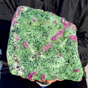 6.81LB Natural green Ruby zoisite (anylite) crystal Chakra Healing Energ - Picture 1 of 16