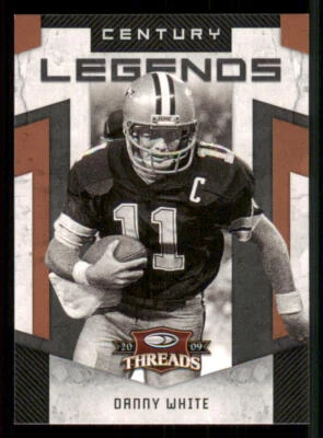 2009 Donruss Threads Century Legends #3 Danny White - Image 1 of 2