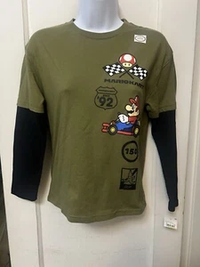 Mario Kart Nintendo Hybrid Apparel Long sleeve Shirt Size Small NEW with TAGS - Picture 1 of 7
