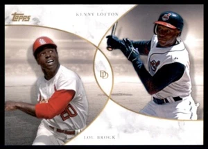 Topps Dynamic Duals #14 2020 Lou Brock Kenny Loftin - Imagen 1 de 4