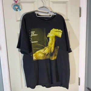 VTG Front Line Assembly Prophecy Band Tour sz XL 90s Industrial NIN Skinny Puppy - Picture 1 of 8