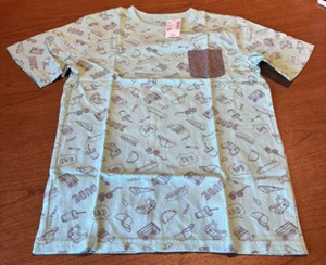 Top de bolsillo para comida para niños The Children's Place, aguamarina suave, M (7/8) nuevo con etiquetas - Imagen 1 de 2