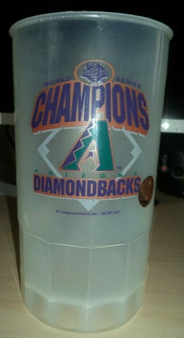 2001 World Series Arizona Diamondbacks Plastic Mug Cover