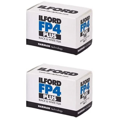2 Rolls Ilford FP4 Plus 125 36 Exposure Black and White 35mm Film, 1649651  - Image 1 of 4