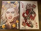 💥 KNIGHT TERRORS HARLEY QUINN #1 AND #2 Cover B SET!  Jenny Frison Var DC 2023