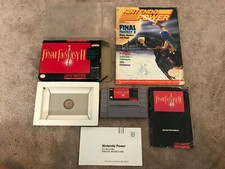 Final Fantasy II 2 (Super Nintendo SNES) Complete CIB w/ Poster