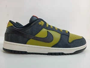 Nike Dunk Low Negro Croc Gamuza Talla 12.5 By You iD Desbloqueado Verde Oliva Vela Medio - Imagen 1 de 18