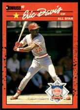 1990 Donruss Eric Davis Cincinnati Reds #695