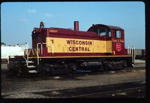Original Rail Slide - WC Wisconsin Central 1 N Fond du Lac WI 7-14-1995 - Picture 1 of 1