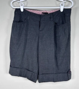 Forever 21 Bermuda Shorts Women's Small Black Gray Business Office Casual USA - Picture 1 of 10