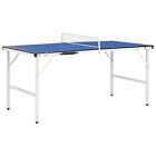 5Feet Table Tennis Table Indoor Outdoor Ping Pong Table Foldable with Net a C5N1