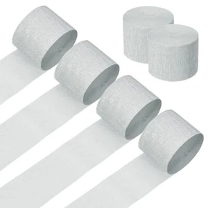 6 Roll 492 ft Crepe Paper Streamers Wedding Decoration Streamers Party Decora... - Picture 1 of 5
