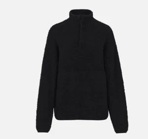 SKIMS Cozy Knit Pullover Jacket, Onyx, XS - Picture 1 of 4