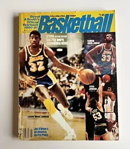 Street Smith's 1980-1981 Basketball Magazin Earvin Magic Johnson Kareem Lakers - Bild 1 von 4