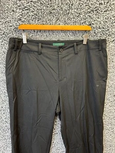 Lauren Ralph Lauren Women Dress Pants 14W Black Straight Leg High Waist - Picture 1 of 9