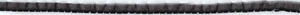 BLACK BUGLE BEAD NYLON ORGANZA CORD EDGE (WITH LIP) TRIM 60 YARDS - Picture 1 of 1