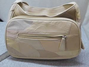 Borsa a mano donna Jaclyn Smith taglia unica panna patchwork organizer tracolla - Foto 1 di 13