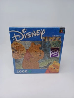 NEW Disney Winnie The Pooh Photomosaics Jigsaw Puzzle 1000 Pieces  27"x20  - Image 1 of 4