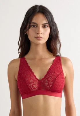 NOVO Sutiã Triângulo de Renda Intimissimi Modelo Lara Vermelho 42B (Reino Unido e EUA)/95B (UE) - Imagem 1 de 4