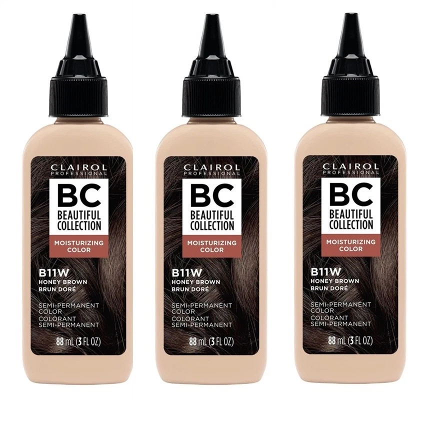 BL Clairol Beautiful Coll. #B11W Honey Brown 3oz X 3 Packs - Image 1 of 1