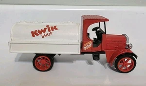 Ertl 1925 Kenworth Tanker Bank Diecast Truck, Kwik Shop, 1:34 Scale - Picture 1 of 10