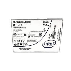 Hard drive Intel Cisco 7.68TB SSD NVMe PCIe 4.0x4 U.3 2.5" RI SSDPF2KX076T9K - Picture 1 of 1