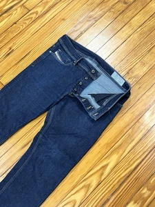 Diesel Troxer Jeans Mens 36x30 Blue Slim Skinny Stretch Denim Button Fly - Picture 1 of 5