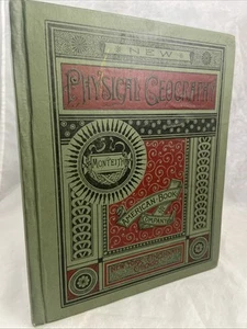 Vintage 1885 Monteith Physical Geography book school textbook weather illus. - Picture 1 of 24