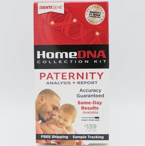 HomeDNA Sammlung Post im Kit Vaterschaftsanalyse + Bericht Test 139 $ Laborgebühr Anforderung - Bild 1 von 3