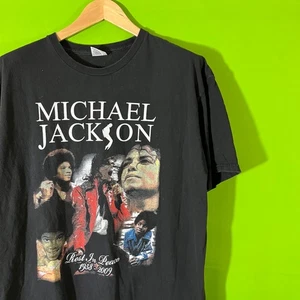 XL Michael Jackson Rest In Peace 2009 Graphic T-Shirt Black - Picture 1 of 5