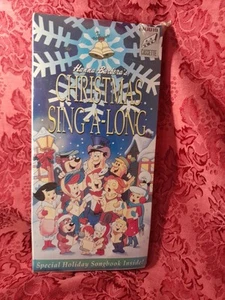 Hanna-Barbera Cartoon CHRISTMAS SING-A-LONG Seeled Cib Kid Rhino 1991 Flintstone - Picture 1 of 11