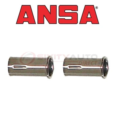 2 pc ANSA Exhaust Tail Pipe Tip for 1968-1971 Mercedes-Benz 280S - Pipes  uw Foto 1 de 4
