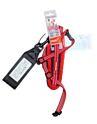 Сбруя для собаки и автомобильное ограничение EzyDog Chest Plate ОЧЕНЬ МАЛЕНЬКИЕ (КРАСНЫЕ) НОВЫЕ С ЭТИКЕТКОЙ - Изображение 1 из 4