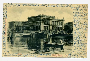 Antigua postal Königsberg Prusia 1898 - Bolsa - Kaliningrado - Imagen 1 de 2