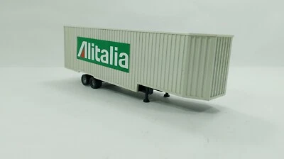 OLD CARS "RIMORCHIO ALITALIA" ORIGNALE 143,NO IXO,GILA,ELIGOR,LBS,DEA,TECKNO - Immagine 1 di 3