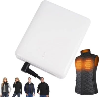 Yorikyas 7.4v Chaqueta Calefacción Batería Banco de Alimentación con 5V USB para Chaqueta Calefacción Foto 1 de 4