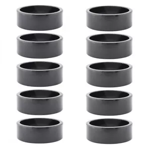 ORIGIN8 HEAD PART OR8 SPACER ALY 10mmx1in BK BGof10 - Picture 1 of 1
