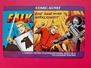 TK Deutschland Visitenkarte 6DM FALK Eine Sage wird Wirklichkeit COMIC E16 - Picture 1 of 2