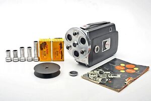 Cine-Kodak  K-100 Turret 16mm Film Camera+5 Finders+25mm+75mm+152mm+WORKS+X-NICE