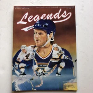 1991 Legends Magazine Brett Hull Cover Vol. 4 No. 5 Hockey Card - Picture 1 of 2